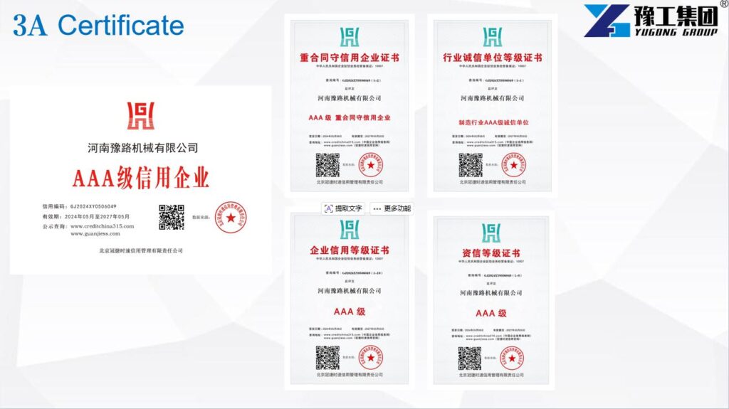 3A Certificate