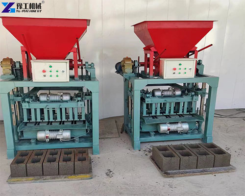 capacity of semi auto brick machine