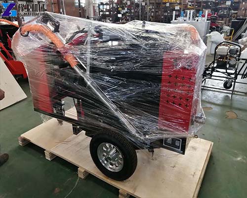 crack sealer loading side view