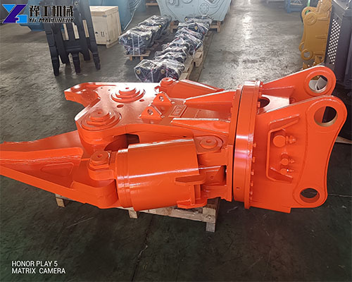 double cylinder hydraulic shear double cylinder close up