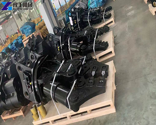 double cylinder hydraulic shear lashing secured