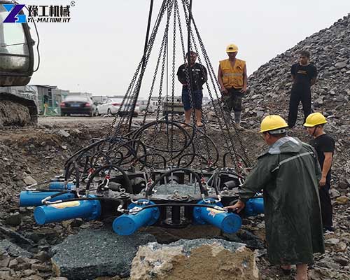 excavator pile breaker attachment