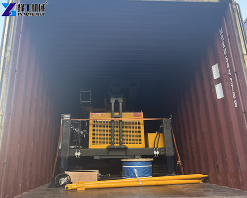 hydraulic core drilling rig loading real photo