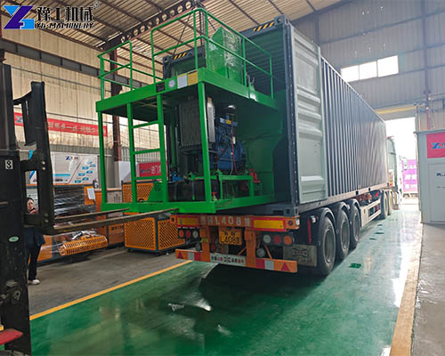spray seeding machine loading real photo