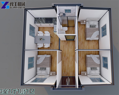 20 feet three bedrooms