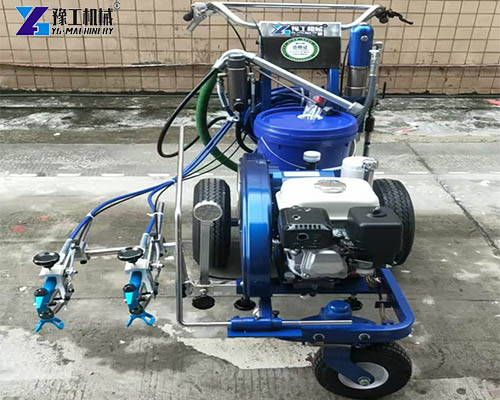 cold paint road striping machine