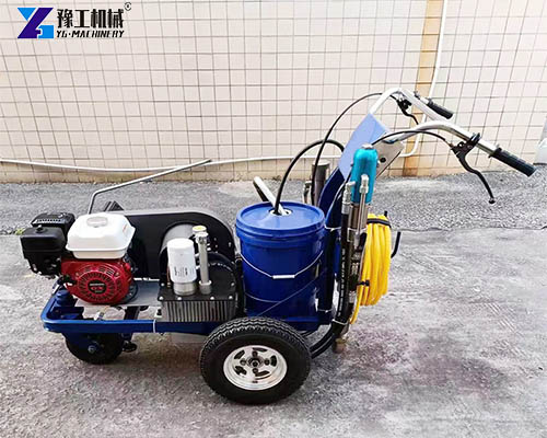 cold spray line marking machine
