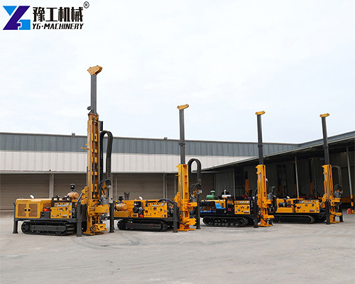 crawler mounted fully hydraulic core drill rig
