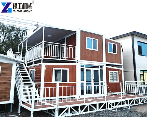 double storey folding container house