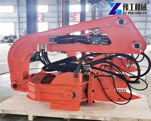 excavator pile driver attachment