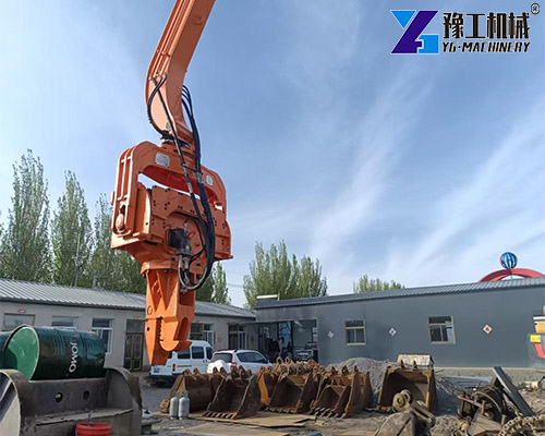 excavator pile driver brand