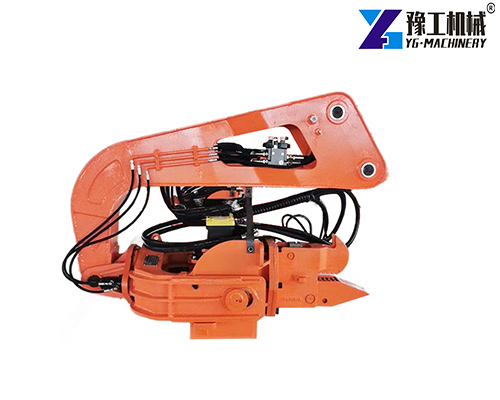 excavator pile driver