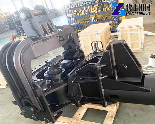excavator piling equipment