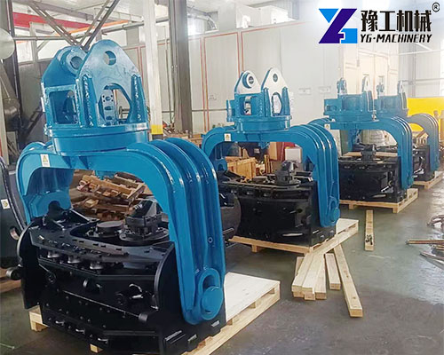 excavator piling rig
