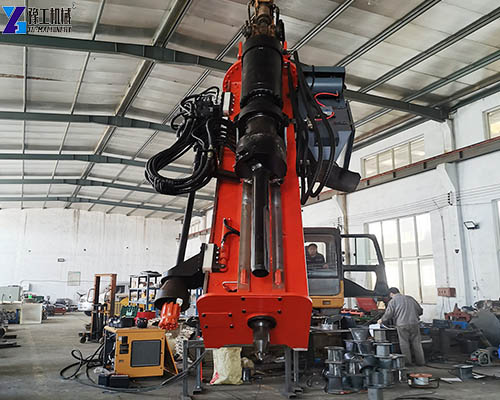 excavator rock drill and splitter machine