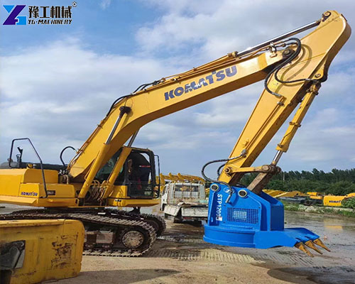 excavator scrap handling magnet