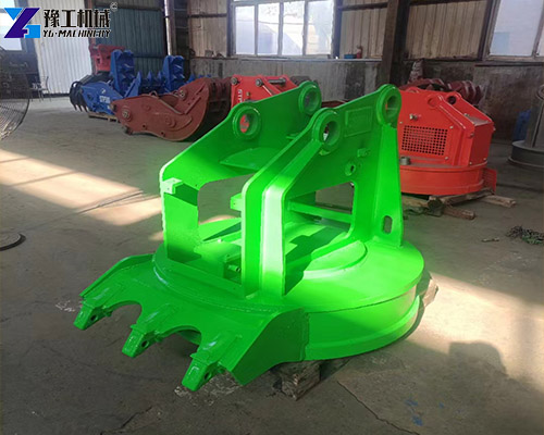 excavator scrap magnet