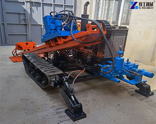 horizontal rock drill