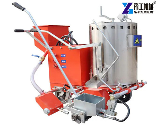 thermoplastic line striping machine