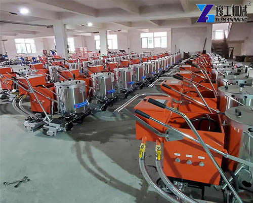 thermoplastic road marking machine