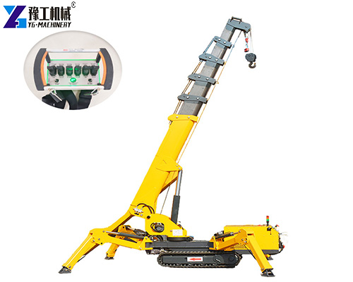5 ton remote control spider crane