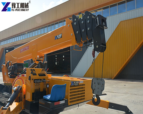 5 ton spider tracked crane