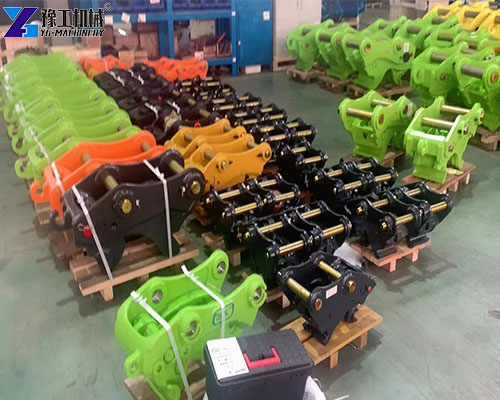 excavator attachment quick coupler