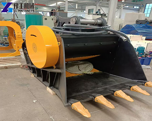 excavator crusher bucket for sale