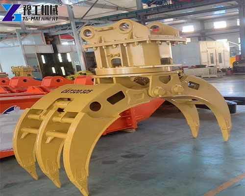 excavator log grapple