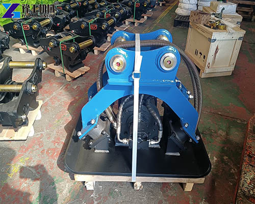 excavator mounted vibratory plate compactor