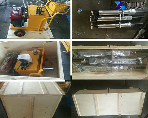 hydraulic hard rock splitter