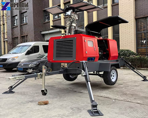 hydraulic lighting tower