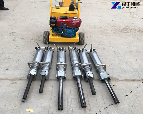 hydraulic stone and rock splitter machine