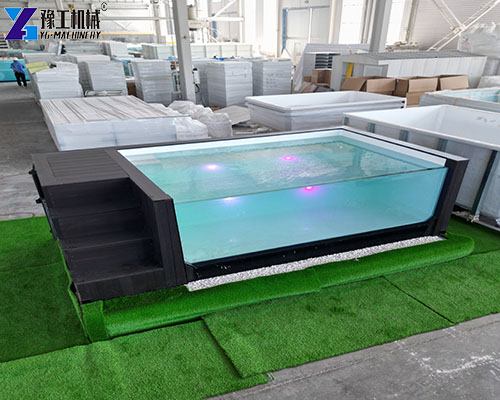 inground shipping container pool