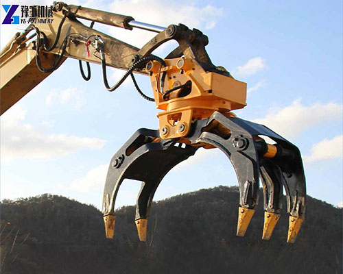 log grab for mini digger