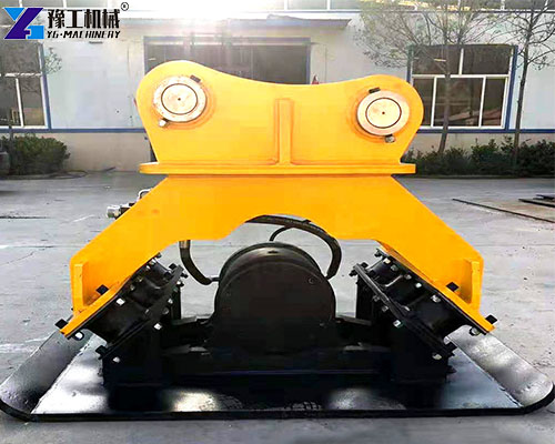 mini excavator vibratory plate compactor