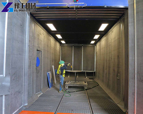 sand blasting booth