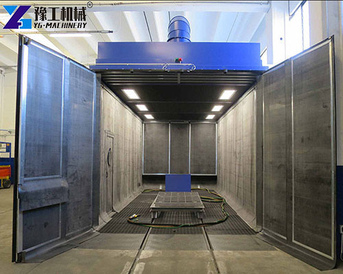 shot blasting room