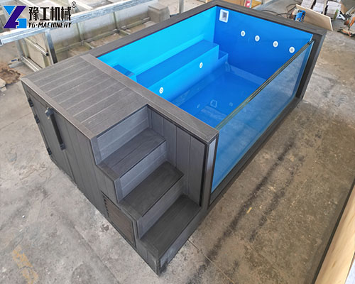 small shipping container pool