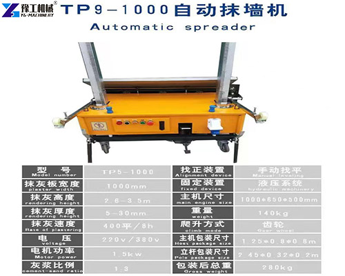 wall rendering machine