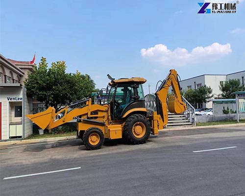 wheeled backhoe loader