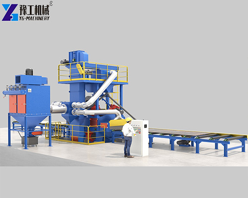 conveyor blasting machine