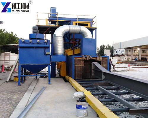 conveyor sand blasting machine