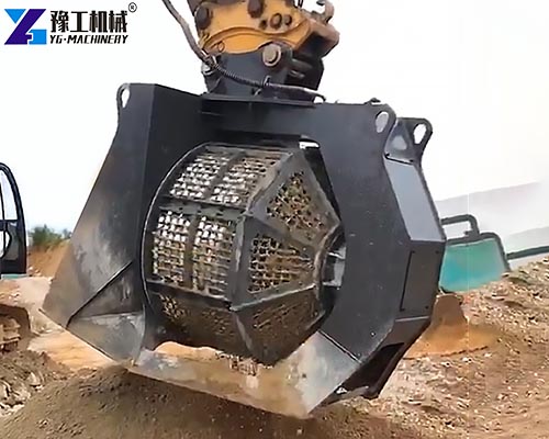 excavator screener