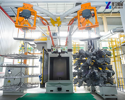 hanger shot blasting machine