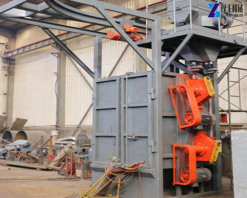 hook type shot blasting machine