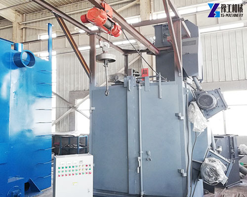 hook type shot peening machine