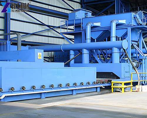 pass through shot blasting machine