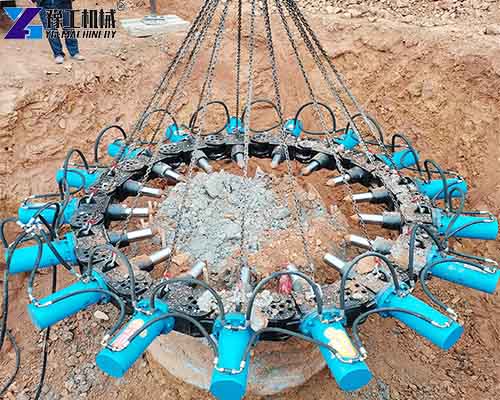pile breaking machine