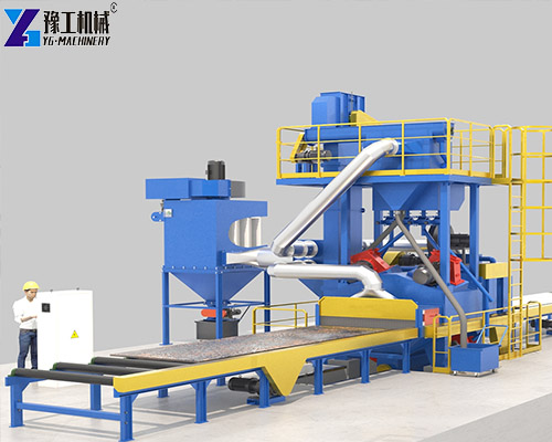 roller conveyor blasting machines